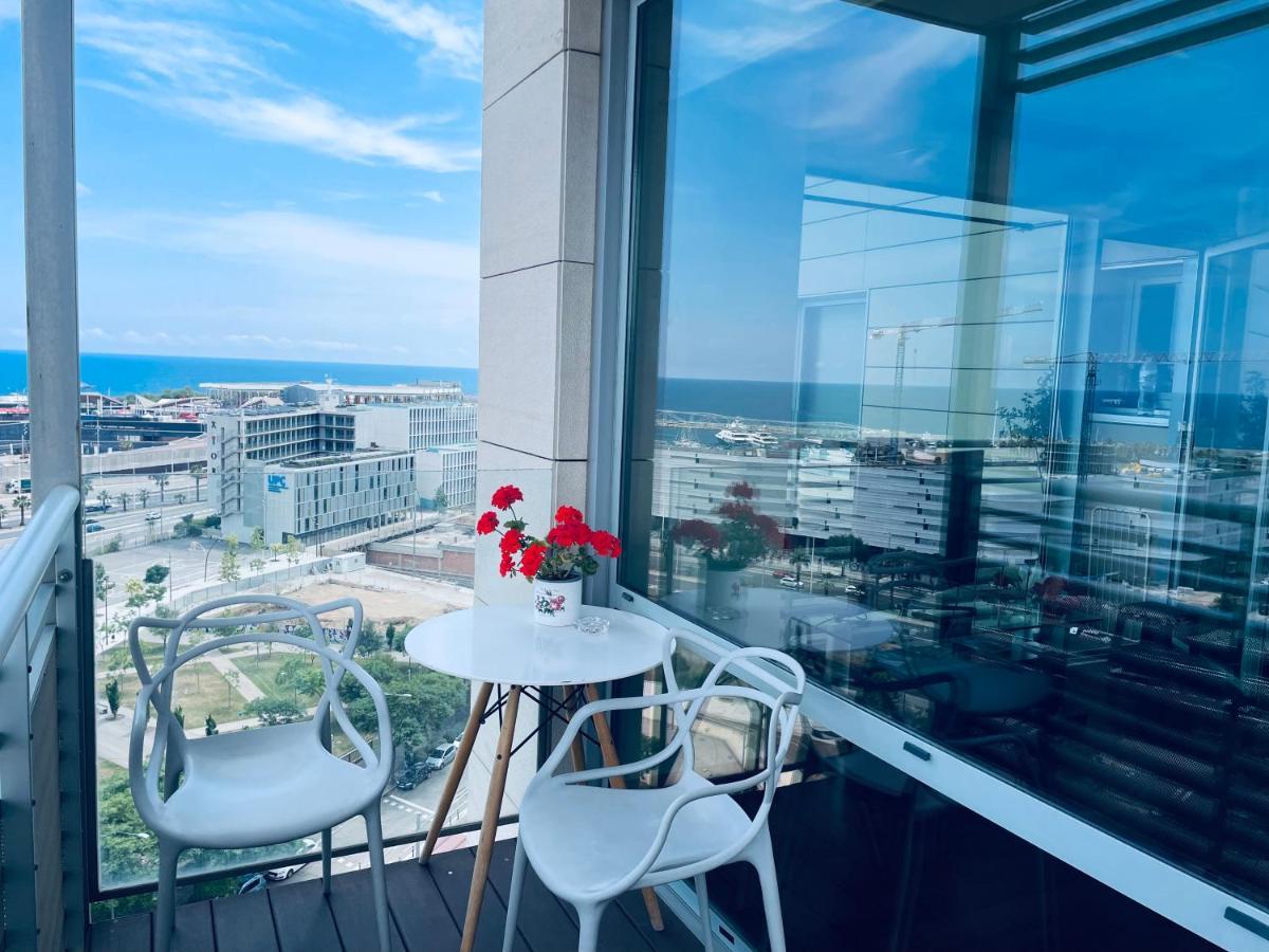 Amazing Sunset Views In The Mediterranean Apart/ Sant Adria de Besos Exterior foto